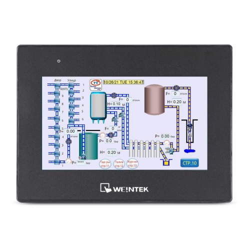 Панель оператора WEINTEK 7" cMT2078X 3COM 2Ethernet USB MPI VNC FTP OPC UA MQTT Weintek